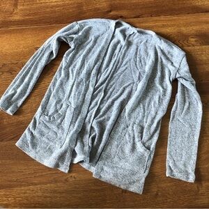 Wonder Nation heather gray open front cardigan sweater in size XS (4-5)